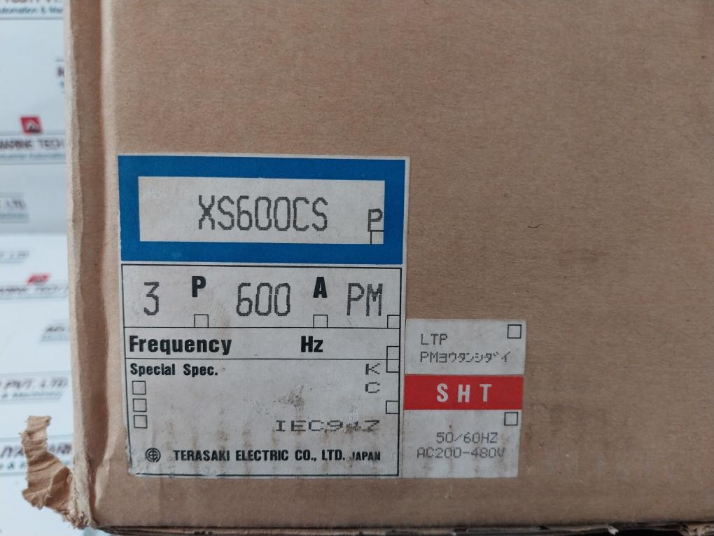 Terasaki Xs600Cs 3 Pole Circuit Breaker 600Amp