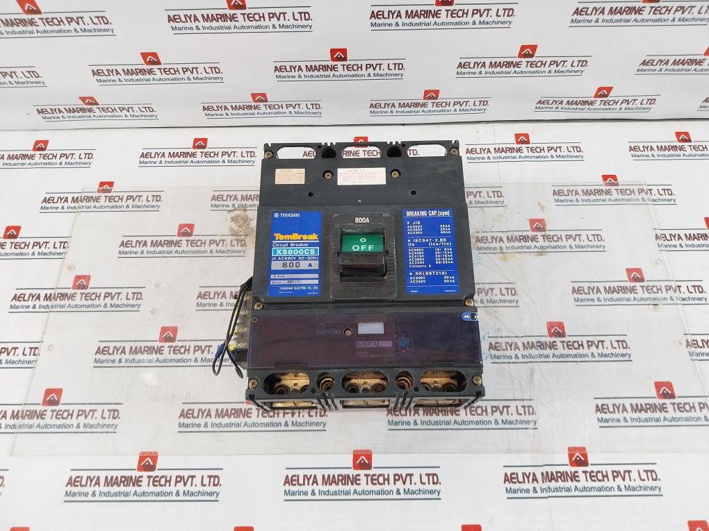 Terasaki Xs800Cs Tembreak Circuit Breaker Xcu1S 800A 690Vac 50/60Hz