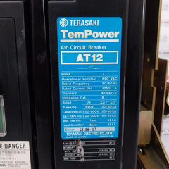 Terasaki At12 Tempower 3-pole Air Circuit Breaker 690 Vac 1250A 50/60 Hz
