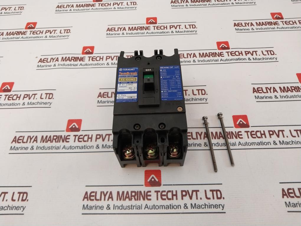 Terasaki Xe100Ns Circuit Breaker Ac660V 50~60Hz 60A