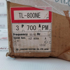 Terasaki Electric Tl-800Ne Tembreak Circuit Breaker 3Pole 50-60Hz 500V-125Ka