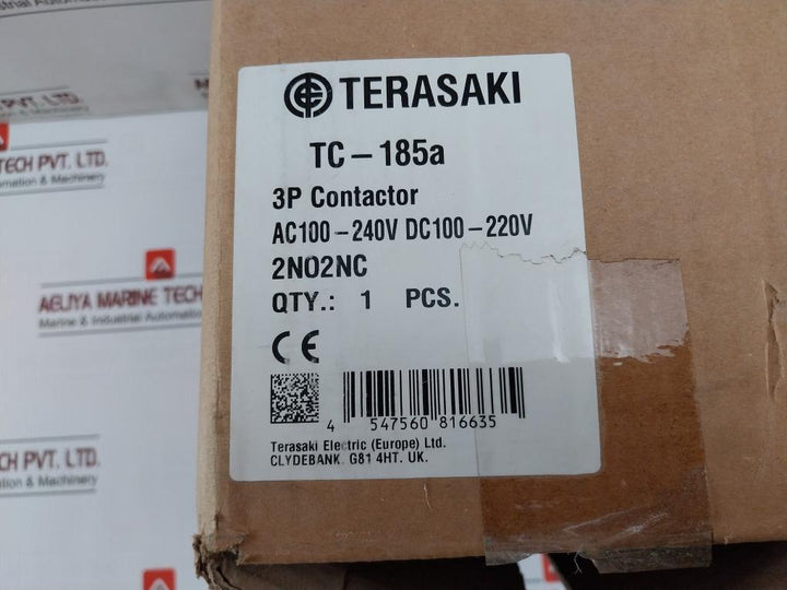 Terasaki Tc-185A 3P Contactor Tc Series A600 Q600 24V Tc-185A240