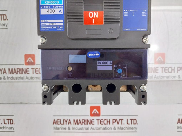 Terasaki Xs400Cs Circuit Breaker 3Pole 690V 50/60Hz 2H8758Saa/R Ysas0519-a3
