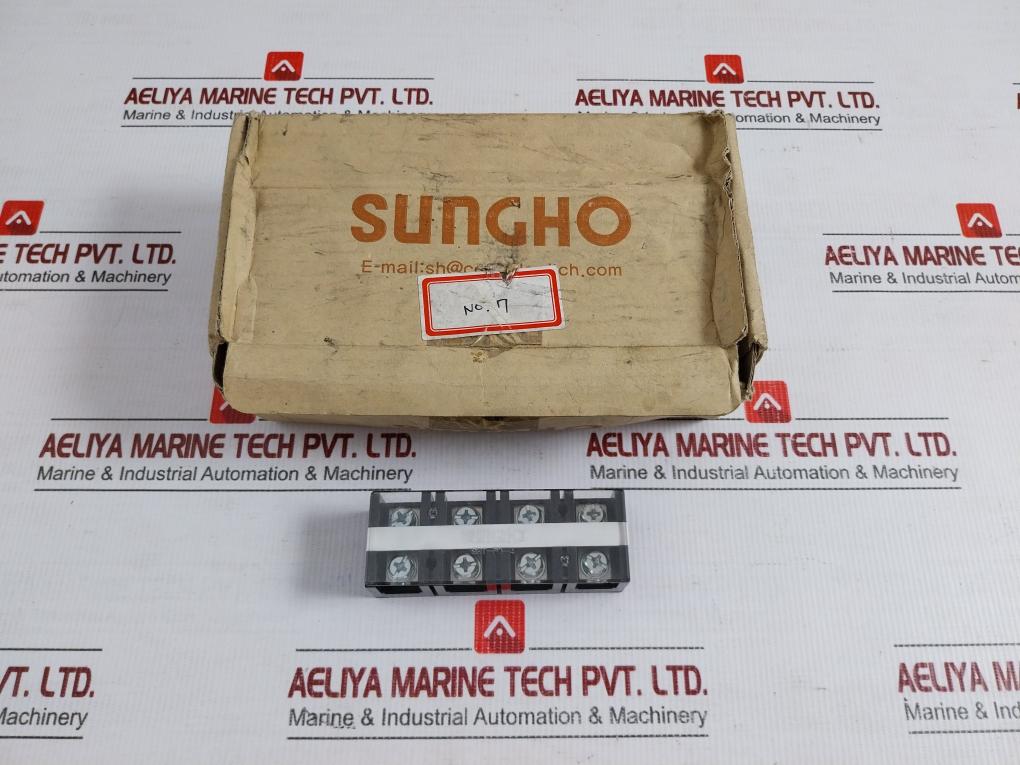Terminal Block 60 A 250Vac Sungho Sht-60-4