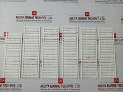 Terminal Block Marker Kit Weidmuller Dek 5/6 Mc Neutral Terminal