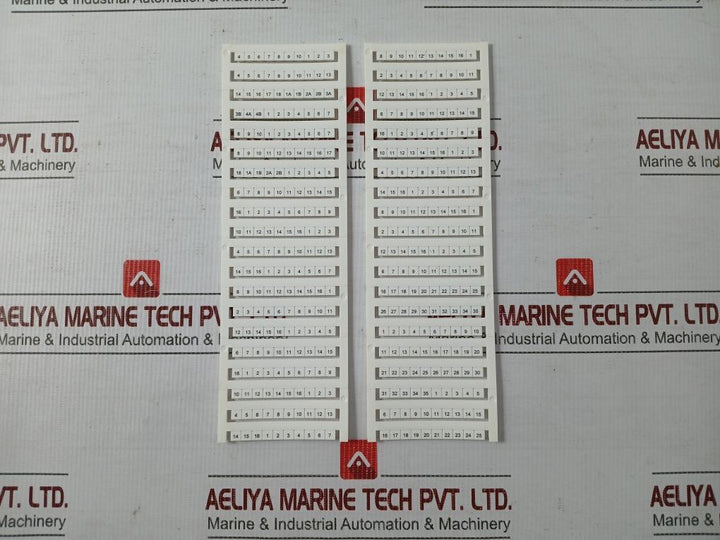 Terminal Block Marker Kit Weidmuller Dek 5/6 Mc Neutral Terminal
