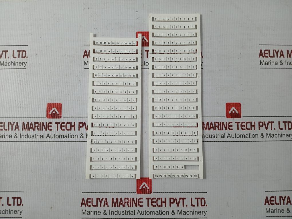 Terminal Block Marker Kit Weidmuller Dek 5/6 Mc Neutral Terminal