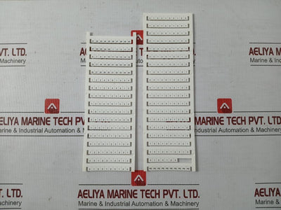 Terminal Block Marker Kit Weidmuller Dek 5/6 Mc Neutral Terminal