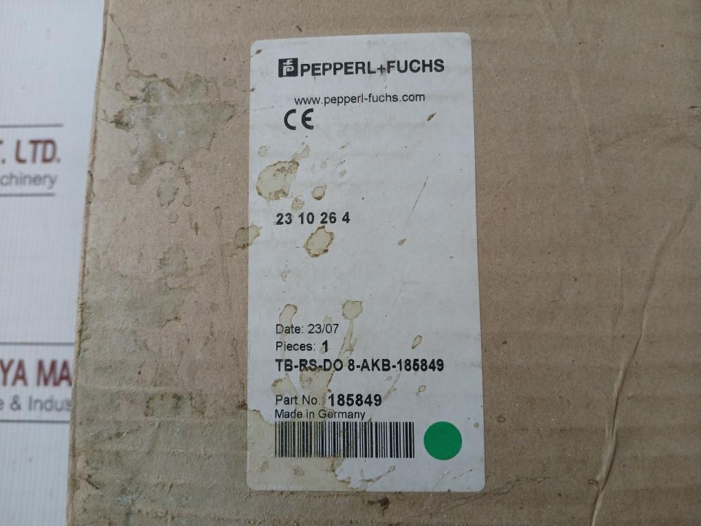 Terminal Board To Digital Output Interface For Yokogawa Tb-rs-do8-akb-185849 Pepperl+Fuchs 185849