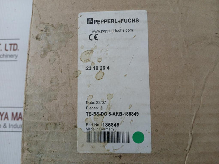 Terminal Board To Digital Output Interface For Yokogawa Tb-rs-do8-akb-185849 Pepperl+Fuchs 185849