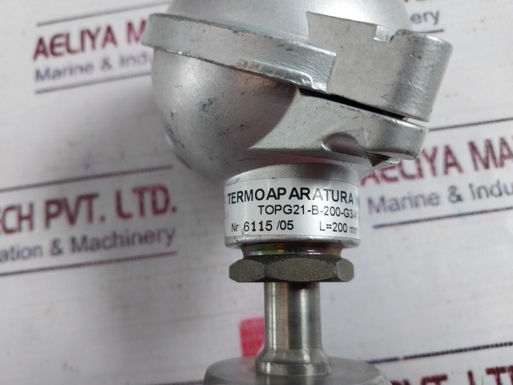 Termo Aparatura Topg21-b-200-g3/4”-a/4P Rtd Sensor