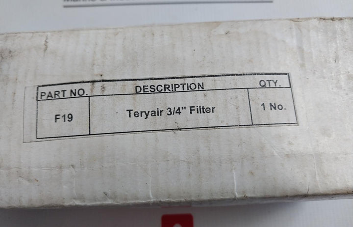 Teryair F19 Premium Air Line Filter 1 Mpa 150 Psi