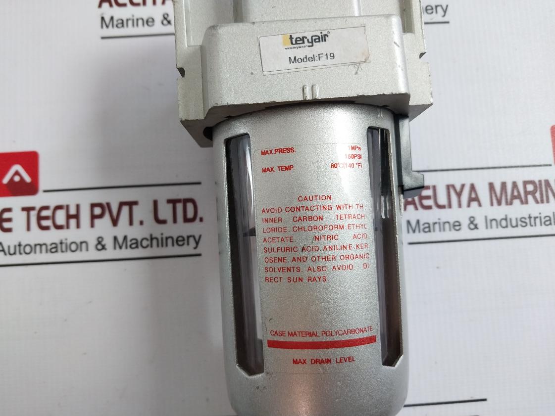 Teryair F19 Premium Air Line Filter 1 Mpa 150 Psi