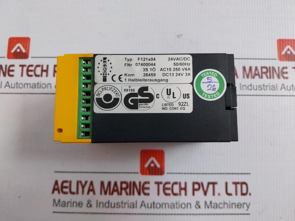 Tesch 24Vac/Dc-50/60Hz Safety Relay F121X04