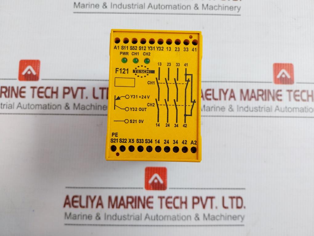 Tesch 24Vac/Dc-50/60Hz Safety Relay F121X04