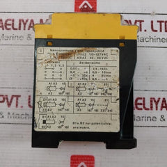 Tesch E58.2 Time Delay Relay 230Vac/24Vuc 50/60Hz 250Vac/5A Ac15 Dc13