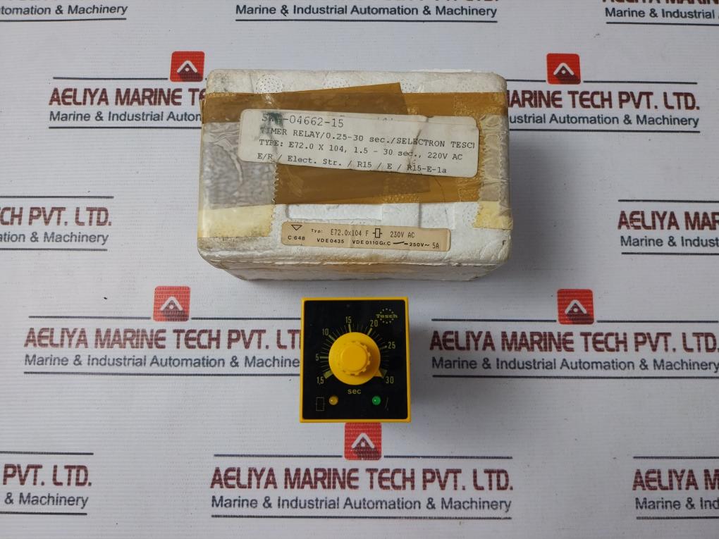 Tesch E72.0X104 F Timer Relay 1,5-30 Sec – Aeliya Marine Tech