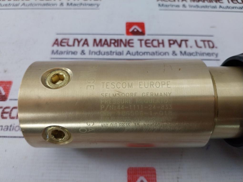 Tescom 44-1111-24-833 Pressure Reducing Regulator Brass