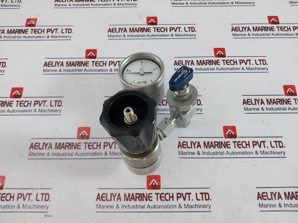 Tescom 44-2262-r92-875 Pressure Regulator Hm20a-4vklq-gf4-sp-300psi