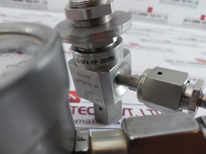 Tescom 44-2262-r92-875 Pressure Regulator Hm20a-4vklq-gf4-sp-300psi