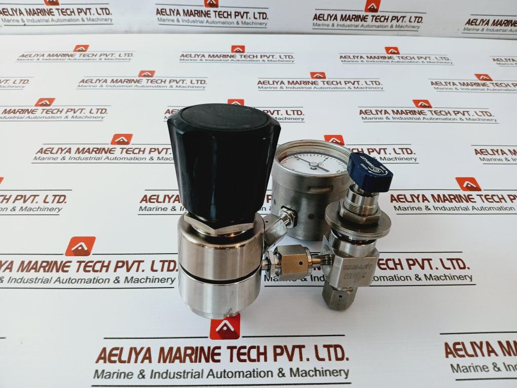 Tescom 44-2262-r92-875 Pressure Regulator, En837-1, 316l, Class 1.6