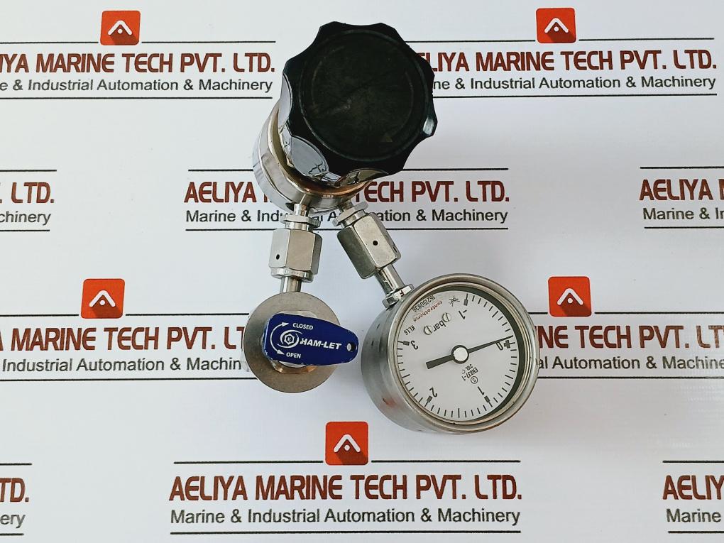 Tescom 44-2262-r92-875 Pressure Regulator, En837-1, 316l, Class 1.6