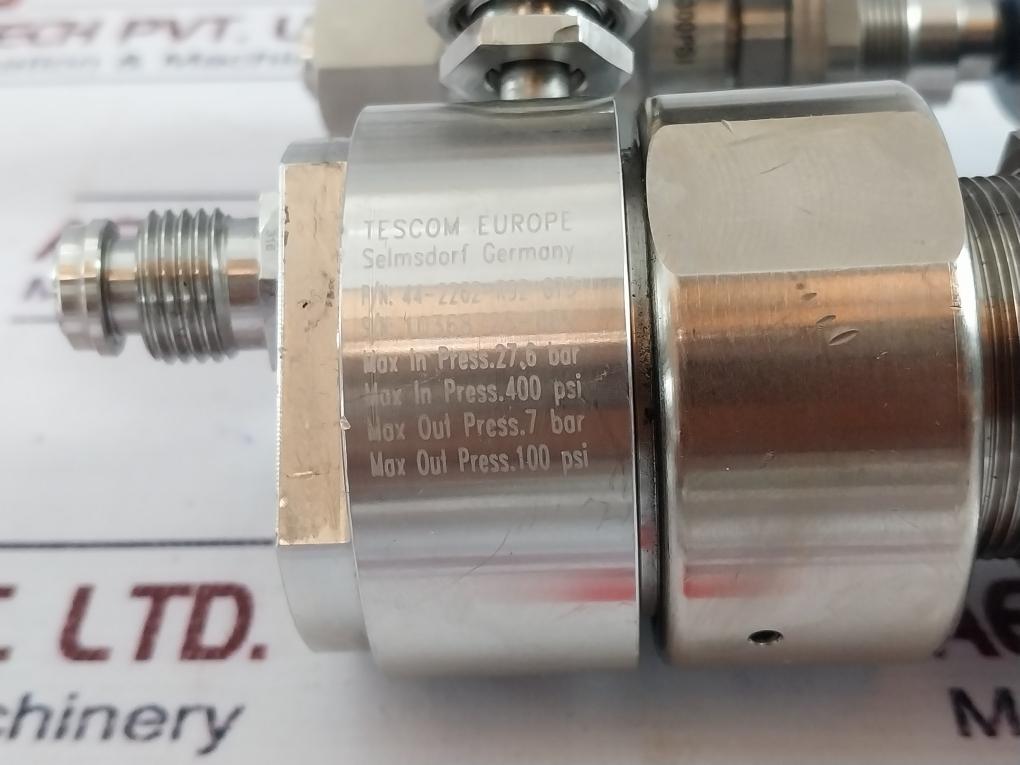 Tescom 44-2262-r92-875 Pressure Stage Regulator