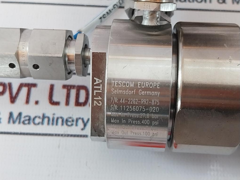 Tescom 44-2262-r92-875 Single-stage Pressure Regulator