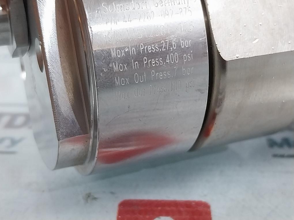 Tescom 44-2262-R92-875 Single Stage Pressure Regulator 27, 6 Bar