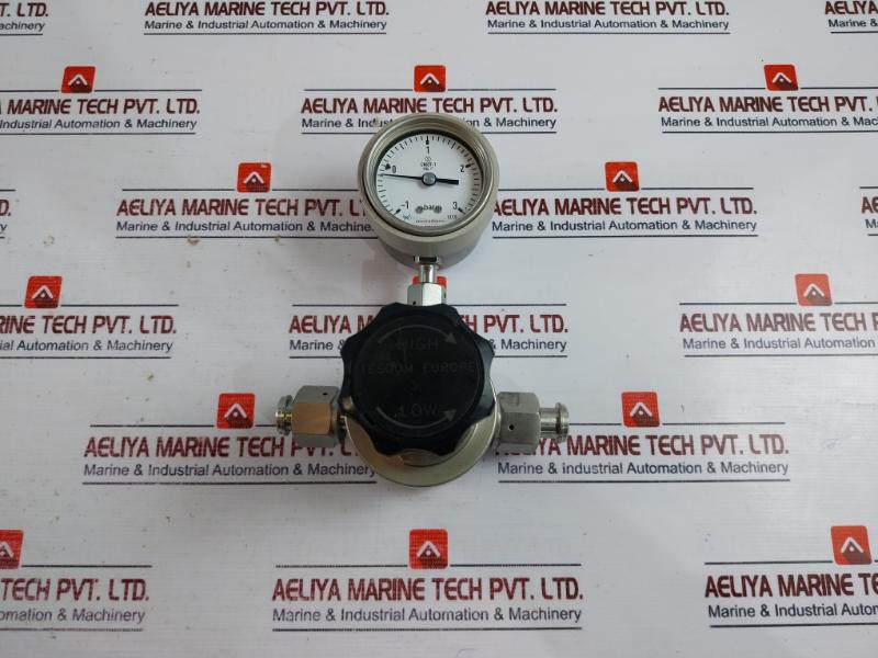 Tescom 44-3262Hrw3-853 Pressure Regulator With Pressure Gauge En837-1