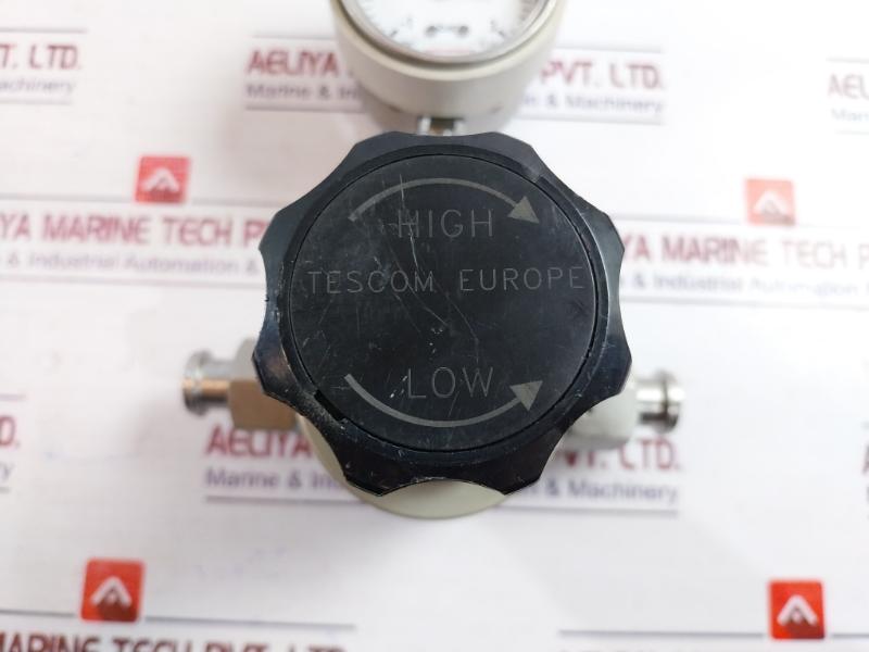 Tescom 44-3262Hrw3-853 Pressure Regulator With Pressure Gauge En837-1