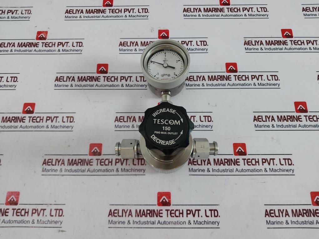 Tescom Manometer Tescom 44-3262hrw3-853 Pressure Regulator With Safety Glass – Aeliya ...