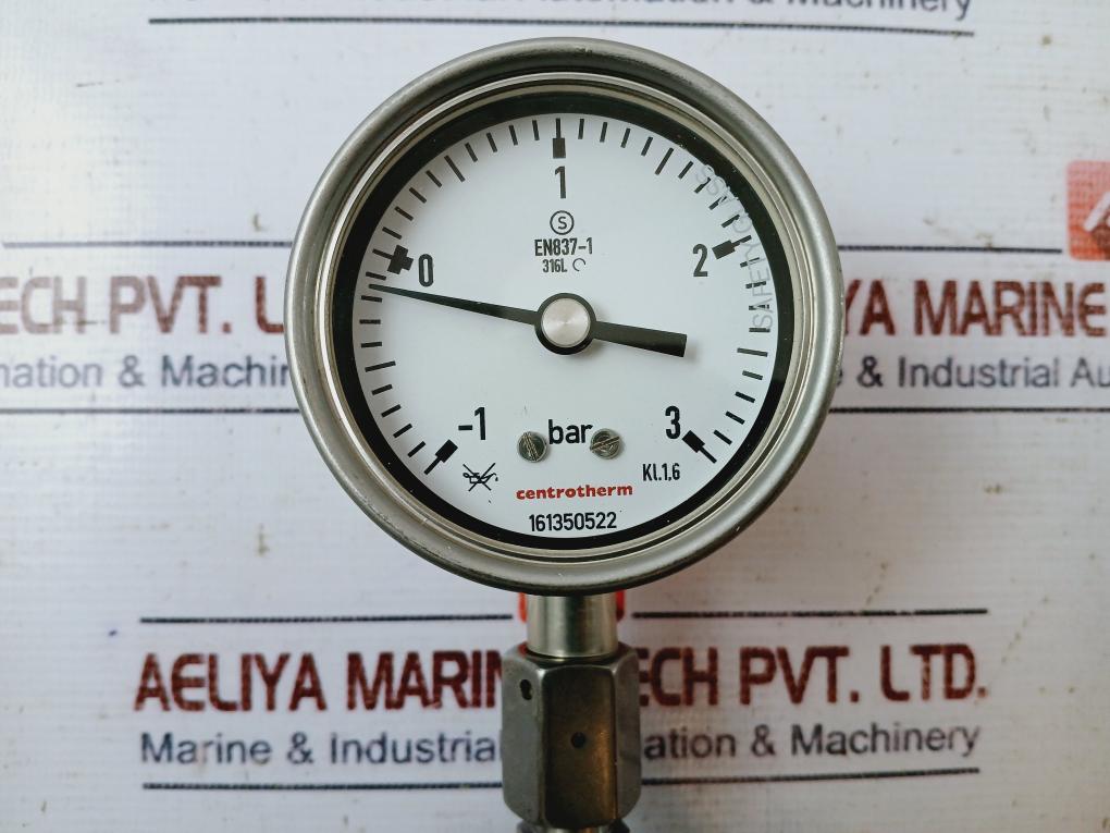 Tescom 44-3262hrw3-853 Pressure Regulator + Centrotherm En837-1 Pressure Gauge