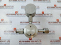 Tescom 44-3262hrw3-853 Pressure Regulator + Centrotherm En837-1 Pressure Gauge