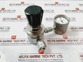 Tescom 44-3262hrw3-853 Pressure Regulator + Centrotherm En837-1 Pressure Gauge