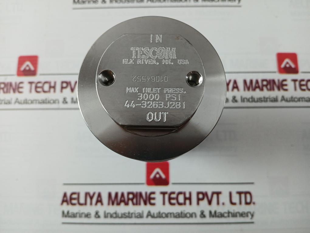 Tescom 44-3263J278I Regulator Pressure Reducing 3000 Psi