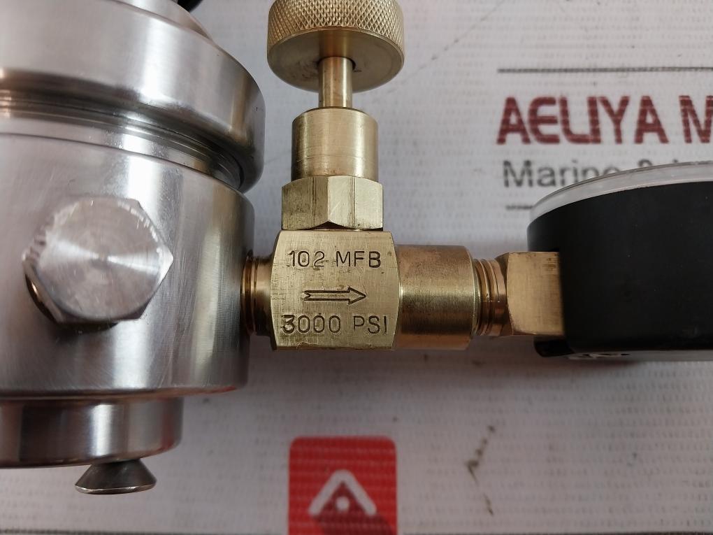 Tescom 44-3263J281 Air Gas Regulating Valve 3000Psi 0-1200/1360 Kpa 0-200 Psi