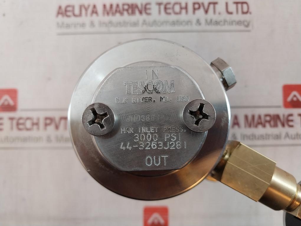Tescom 44-3263J281 Air Gas Regulating Valve Assembly 1200/1360 Kpa