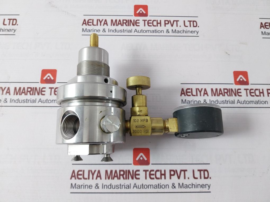 Tescom 44-3263J281 Gas Cabinet/Cylinder Regulator 3000 Psi Max Inlet