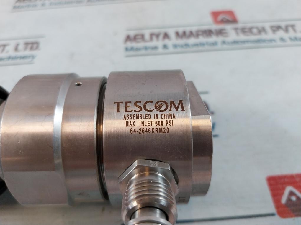 Tescom 64-2646Krm20 Pressure Regulator 600 Psi