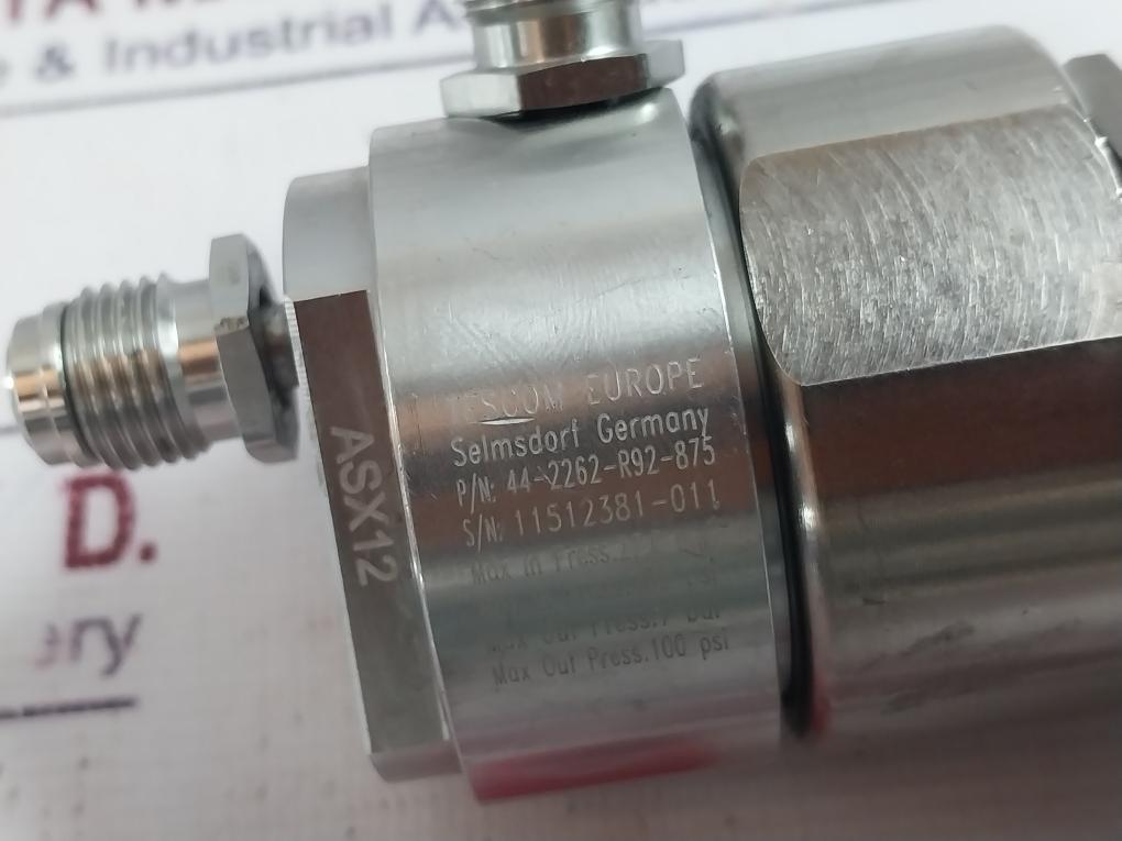 Tescom Europe 44-2262-r92-875 Asx12 Pressure Regulator