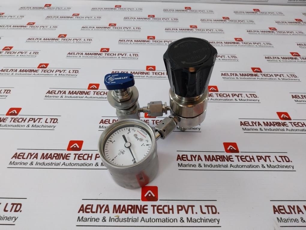 Tescom Europe 44-2262-r92-875 Single-stage Pressure Regulator Used