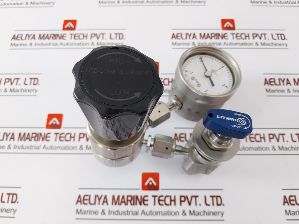 Tescom Europe 44-2262-r92-875 Single-stage Pressure Regulator Used