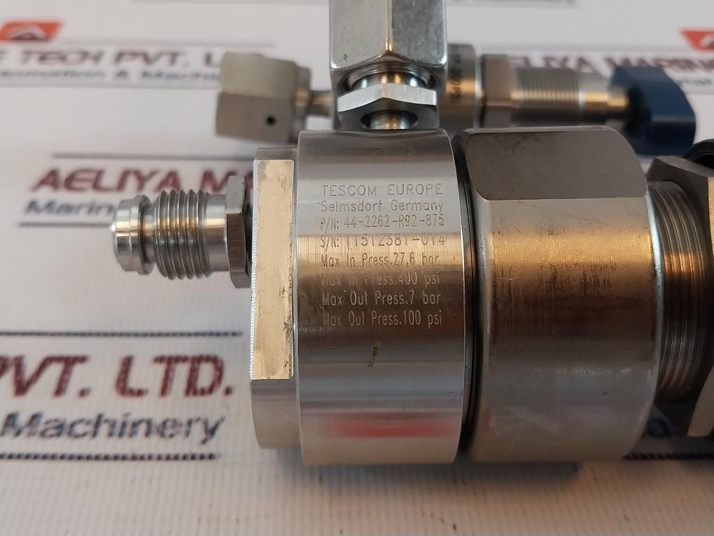 Tescom Europe 44-2262-r92-875 Single-stage Pressure Regulator 400 Psi