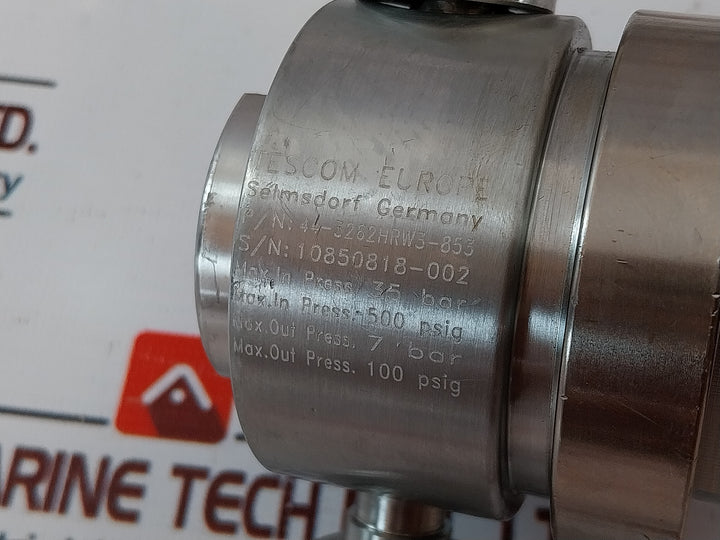 Tescom Europe 44-3262Hrw3-853 Pressure Regulator