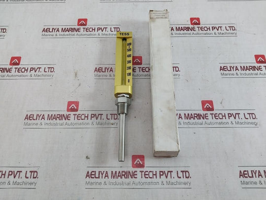 Tess 0-600C Straight Thermometer L150Mm 100 X D10Mm 1/2Pt