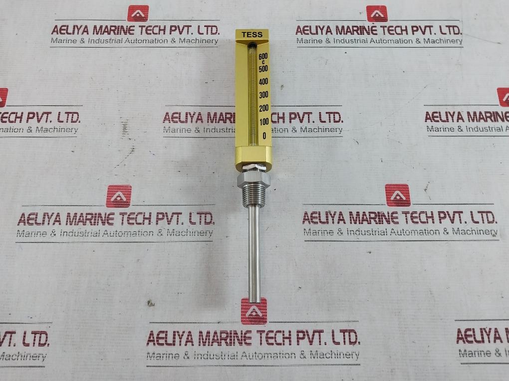 Tess 0-600C Straight Thermometer L150Mm 100 X D10Mm 1/2Pt
