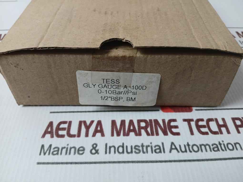 Tess En 837.1 Gly Pressure Gauge 1/2
