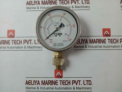 Tess En 837.1 Gly Pressure Gauge 1/2" Bsp, Bm 0-10 Bar 0-150 Psi