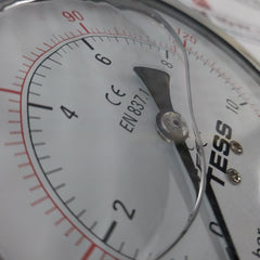 Tess EN 837.1 Pressure Gauge 0-150 PSI 0-10 BAR